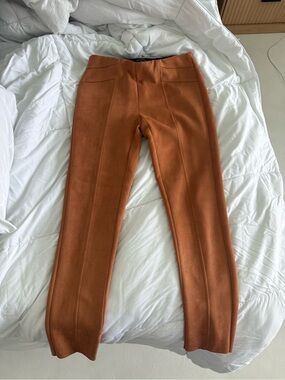 Shinestar Rust Orange High-Waist Trousers